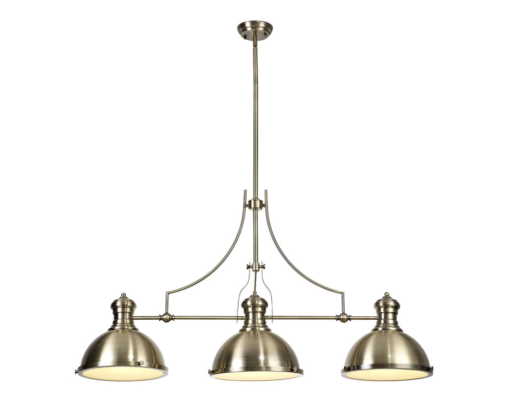 Luminosity Designs - Hanger Bar Pendant with Metal Shades - Luminosity Designs Ltd