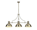 Luminosity Designs - Hanger Bar Pendant with Metal Shades - Luminosity Designs Ltd
