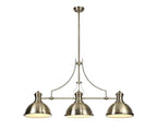 Luminosity Designs - Hanger Bar Pendant with Metal Shades - Luminosity Designs Ltd