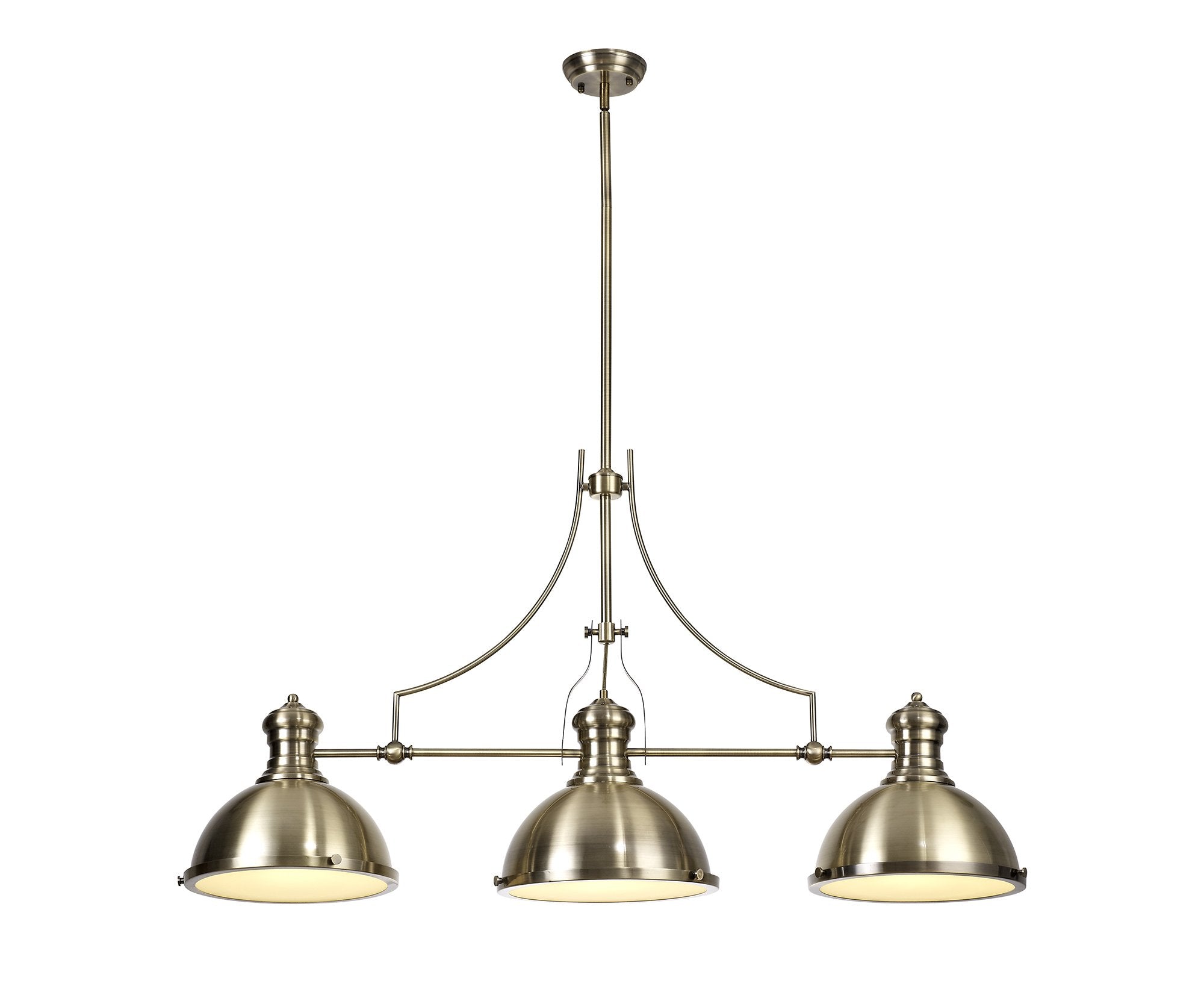 Luminosity Designs - Hanger Bar Pendant with Metal Shades - Luminosity Designs Ltd