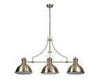 Luminosity Designs - Hanger Bar Pendant with Metal Shades - Luminosity Designs Ltd
