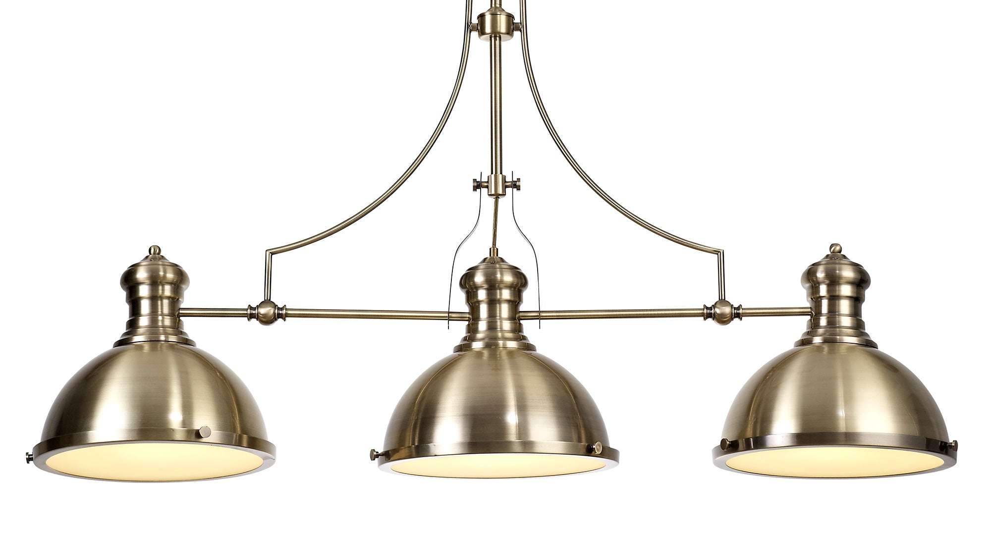 Luminosity Designs - Hanger Bar Pendant with Metal Shades - Luminosity Designs Ltd