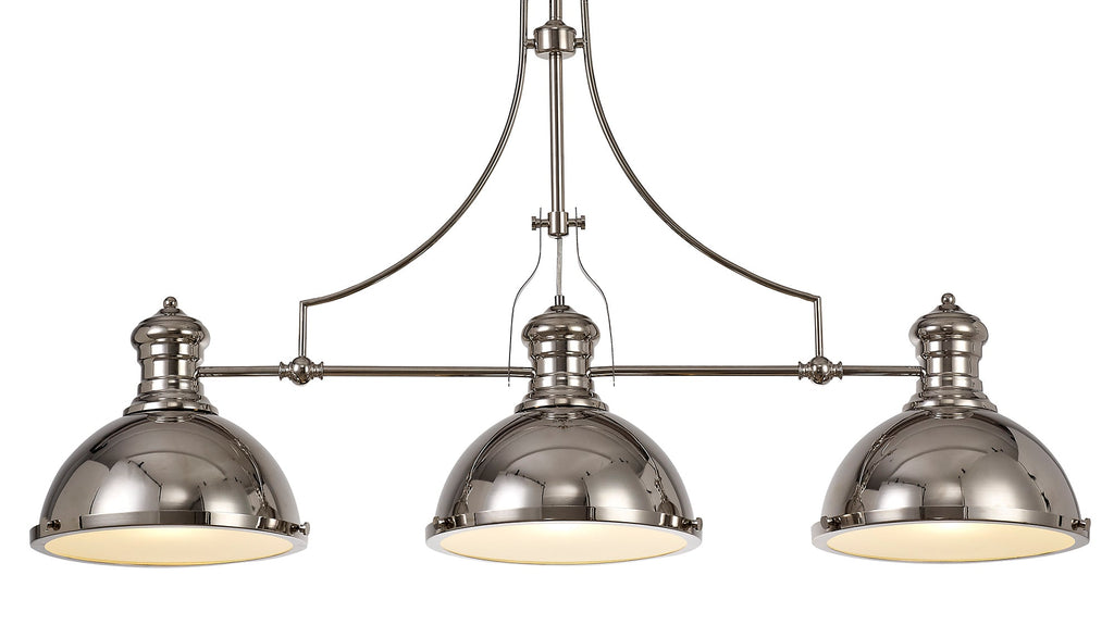 Luminosity Designs - Hanger Bar Pendant with Metal Shades - Luminosity Designs Ltd