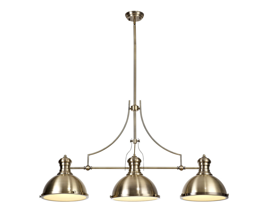 Luminosity Designs - Hanger Bar Pendant with Metal Shades - Luminosity Designs Ltd