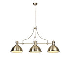 Luminosity Designs - Hanger Bar Pendant with Metal Shades - Luminosity Designs Ltd