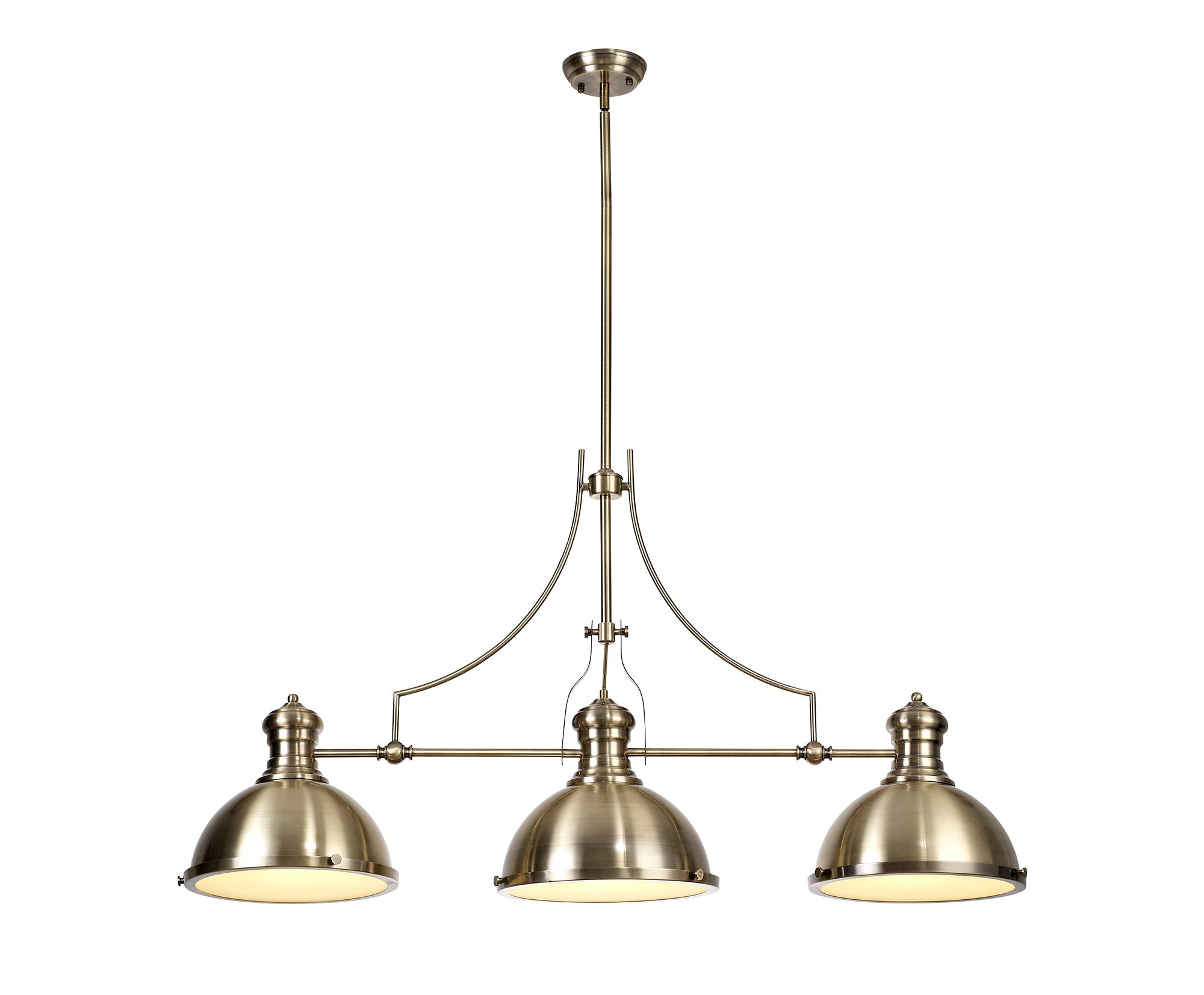 Luminosity Designs - Hanger Bar Pendant with Metal Shades - Luminosity Designs Ltd