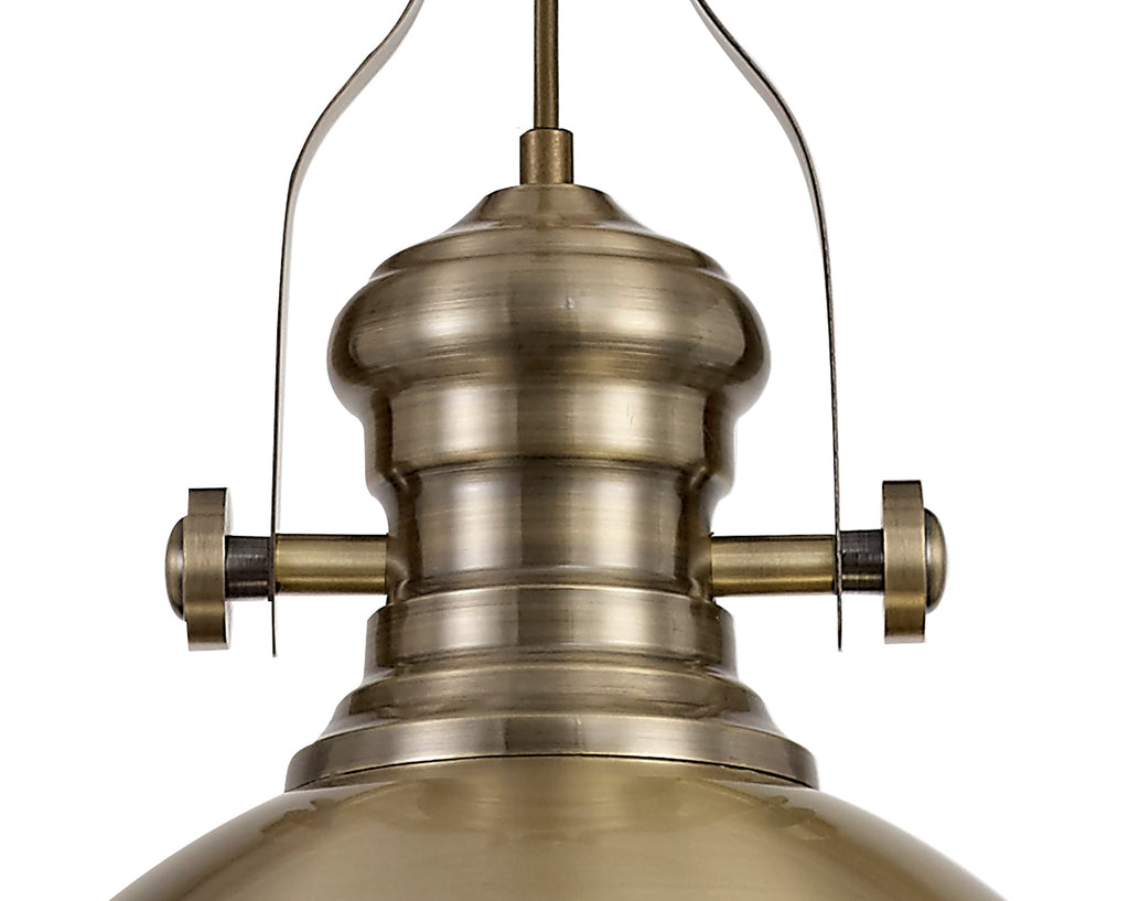 Luminosity Designs - Hanger Single Pendant with Metal Shade - Luminosity Designs Ltd