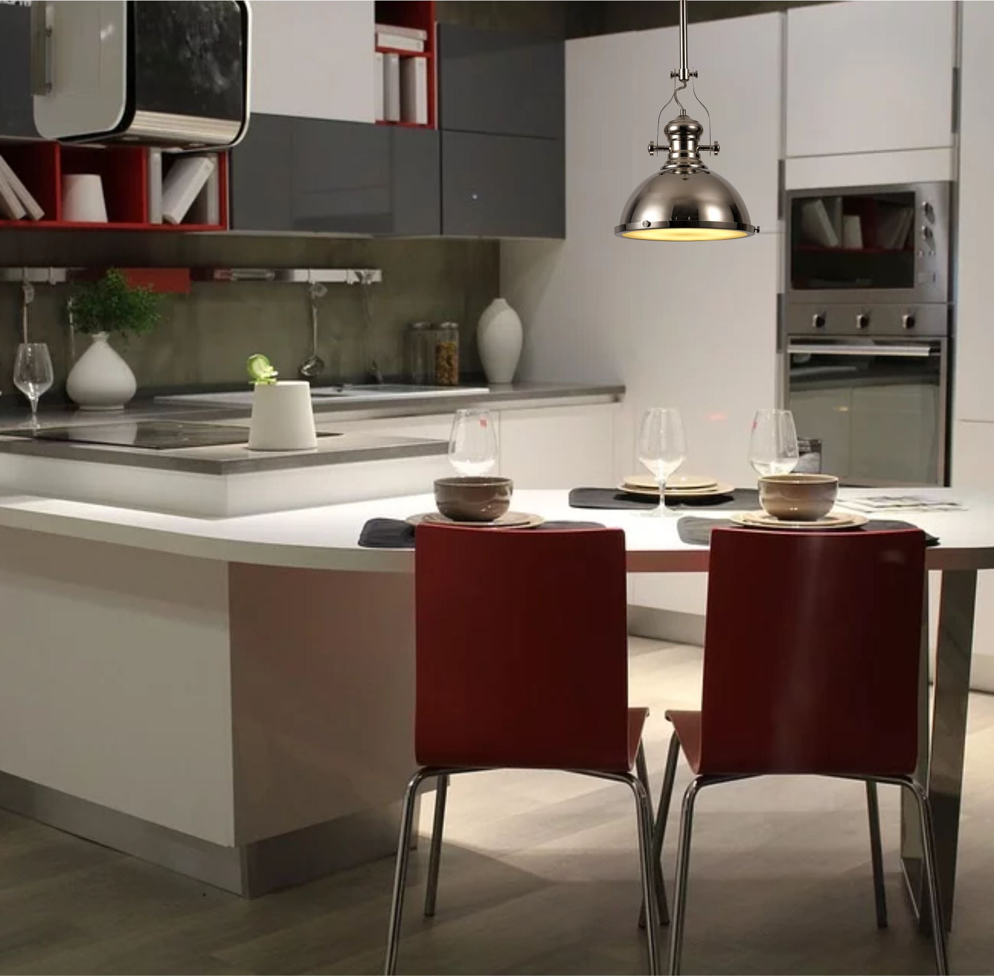 Luminosity Designs - Hanger Single Pendant with Metal Shade - Luminosity Designs Ltd