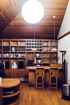 Luminosity Designs - Hanger Single Pendant with Tiffany Chamber Shade - Luminosity Designs Ltd