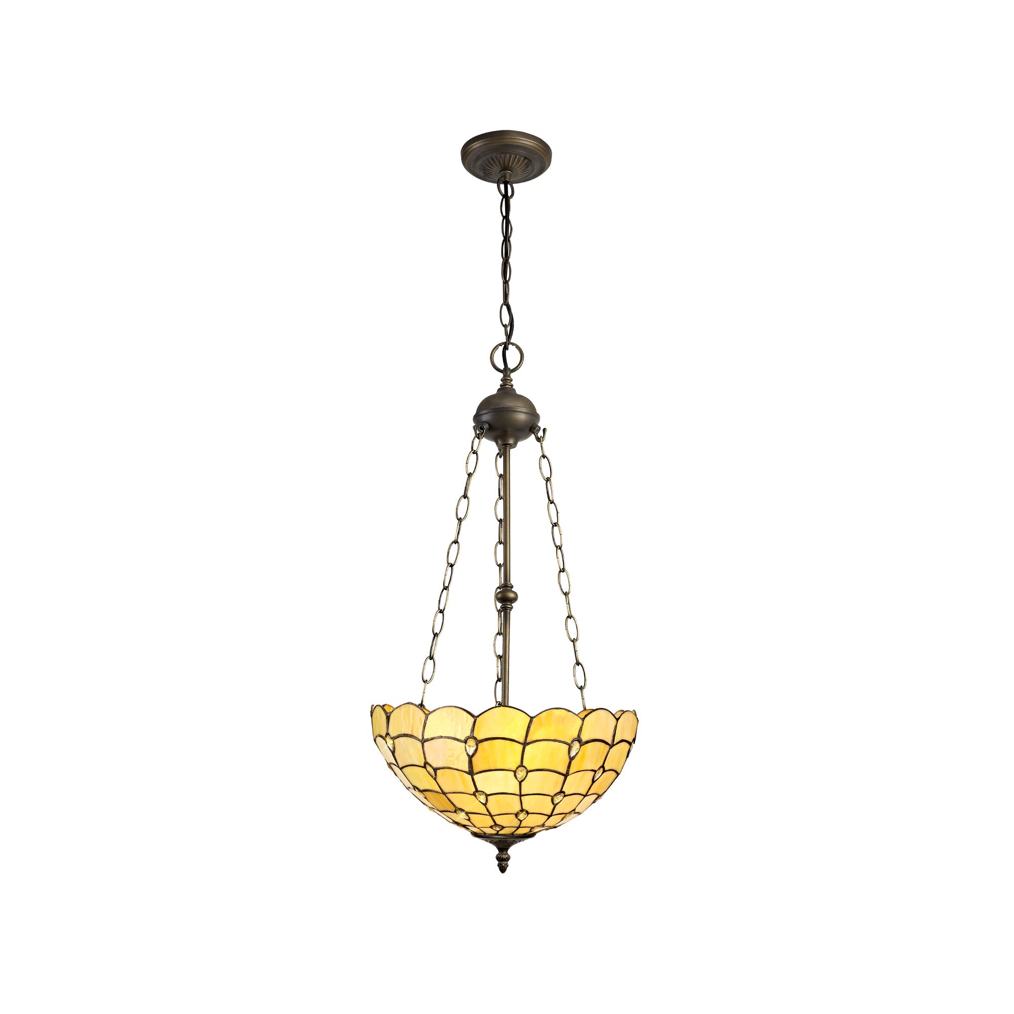 Luminosity Designs - Helena Tiffany Chandelier Pendant Light - Luminosity Designs Ltd