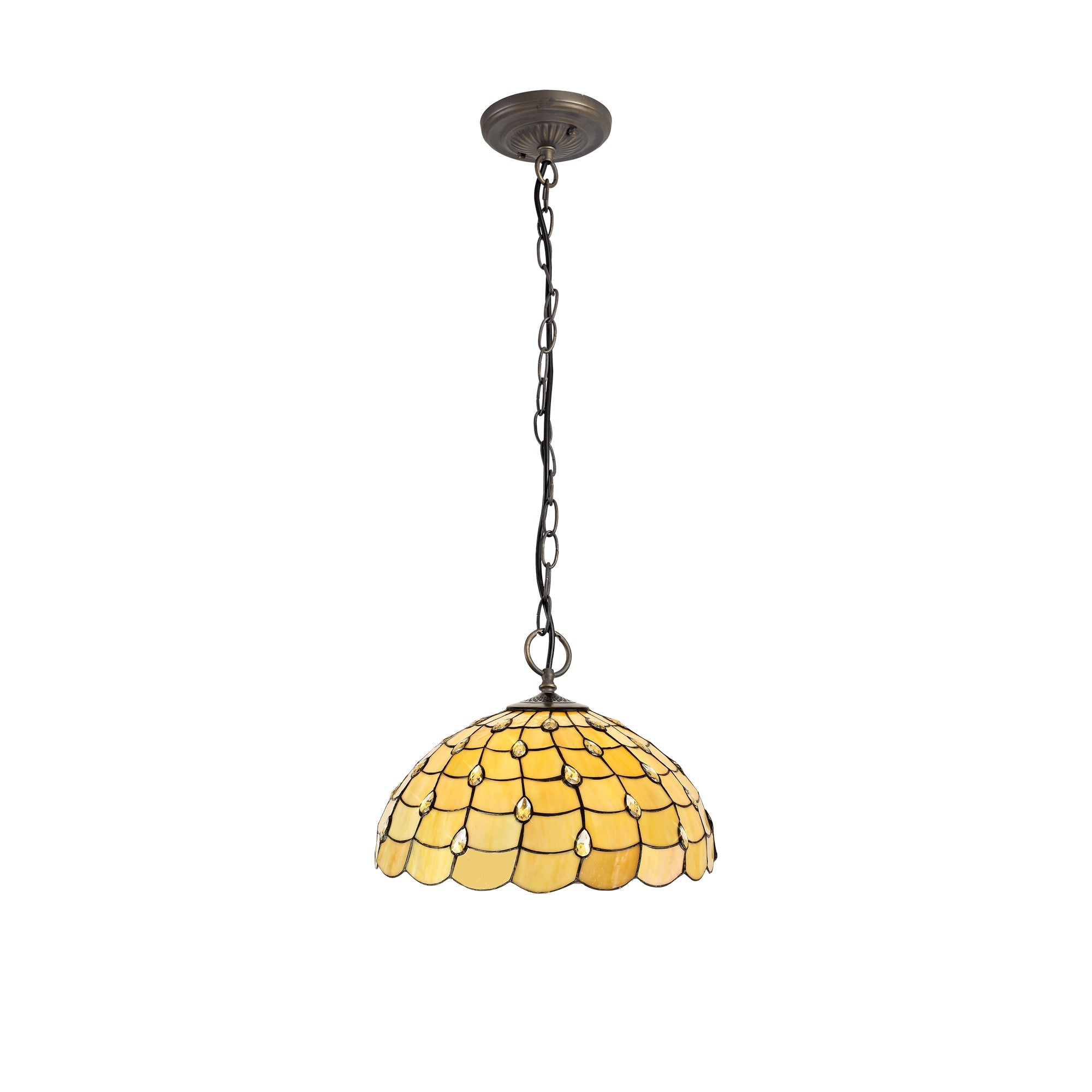 Luminosity Designs - Helena Tiffany Downlight Pendant - Luminosity Designs Ltd