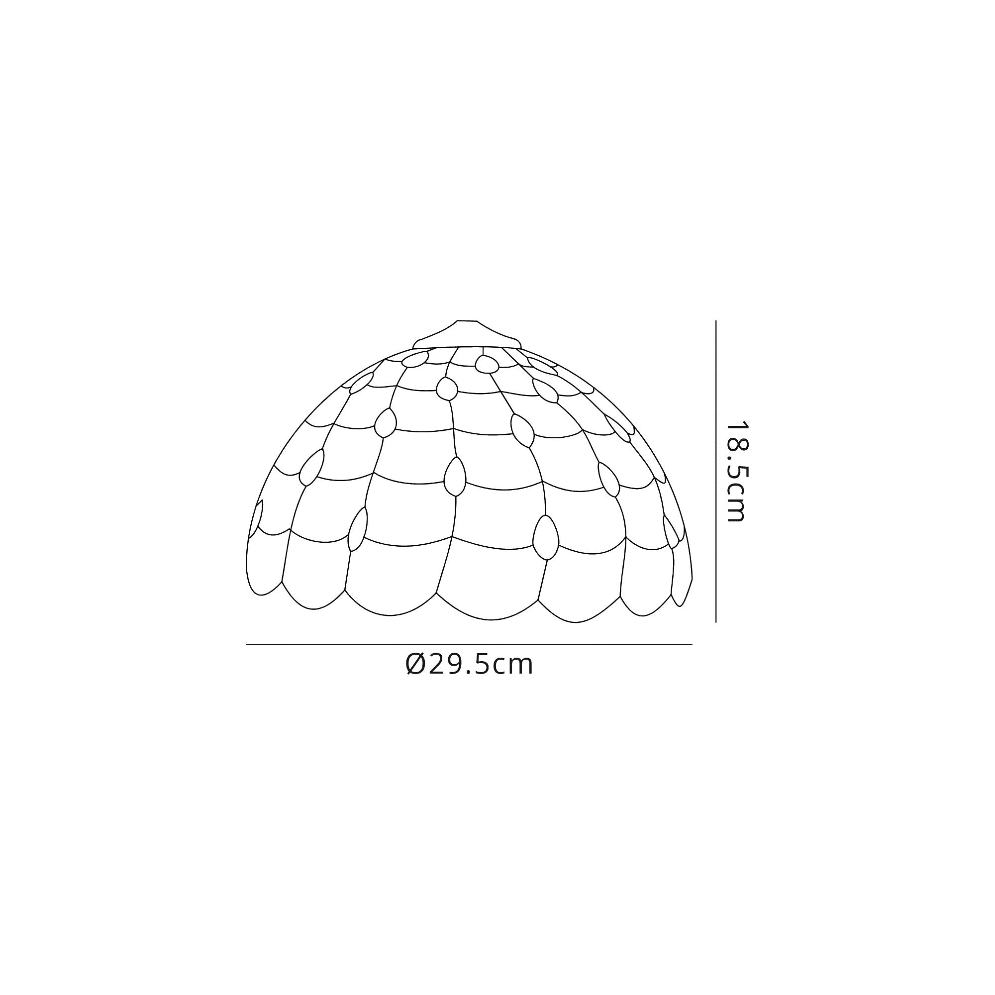 Luminosity Designs - Helena Tiffany Shade - Luminosity Designs Ltd