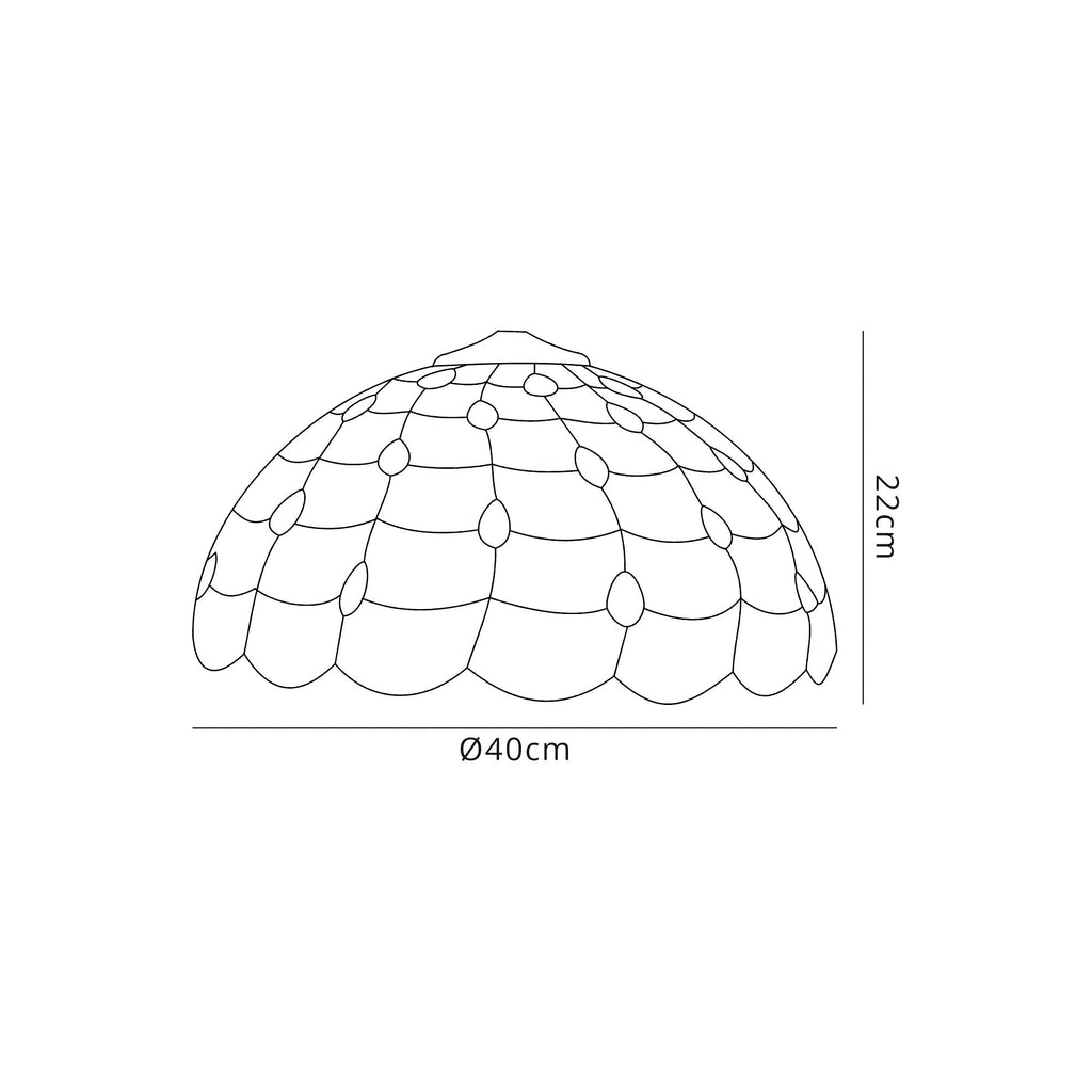 Luminosity Designs - Helena Tiffany Shade - Luminosity Designs Ltd