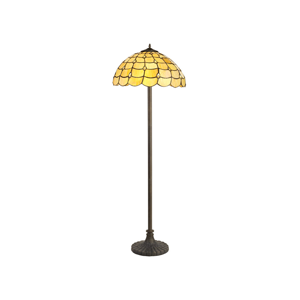 Luminosity Designs - Helena Tiffany Style Floor Lamp - Luminosity Designs Ltd