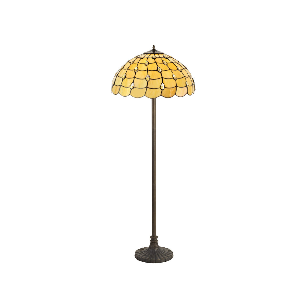 Luminosity Designs - Helena Tiffany Style Floor Lamp - Luminosity Designs Ltd