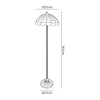 Luminosity Designs - Helena Tiffany Style Floor Lamp - Luminosity Designs Ltd