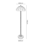 Luminosity Designs - Helena Tiffany Style Floor Lamp - Luminosity Designs Ltd