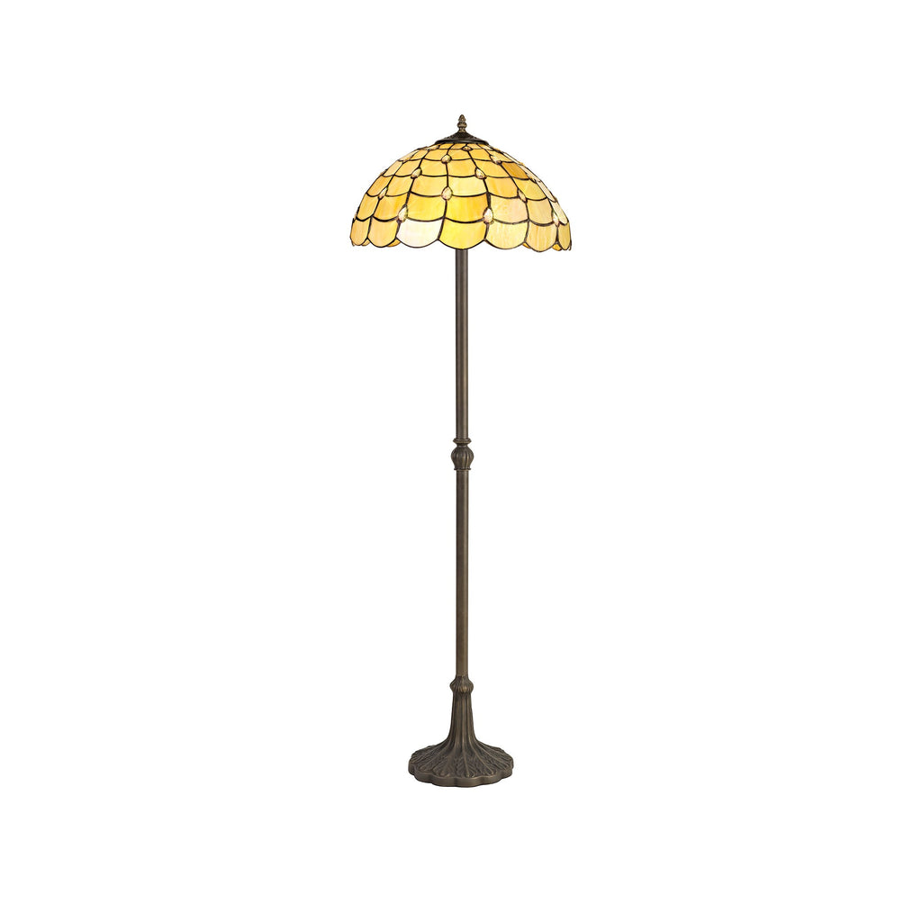 Luminosity Designs - Helena Tiffany Style Floor Lamp - Luminosity Designs Ltd