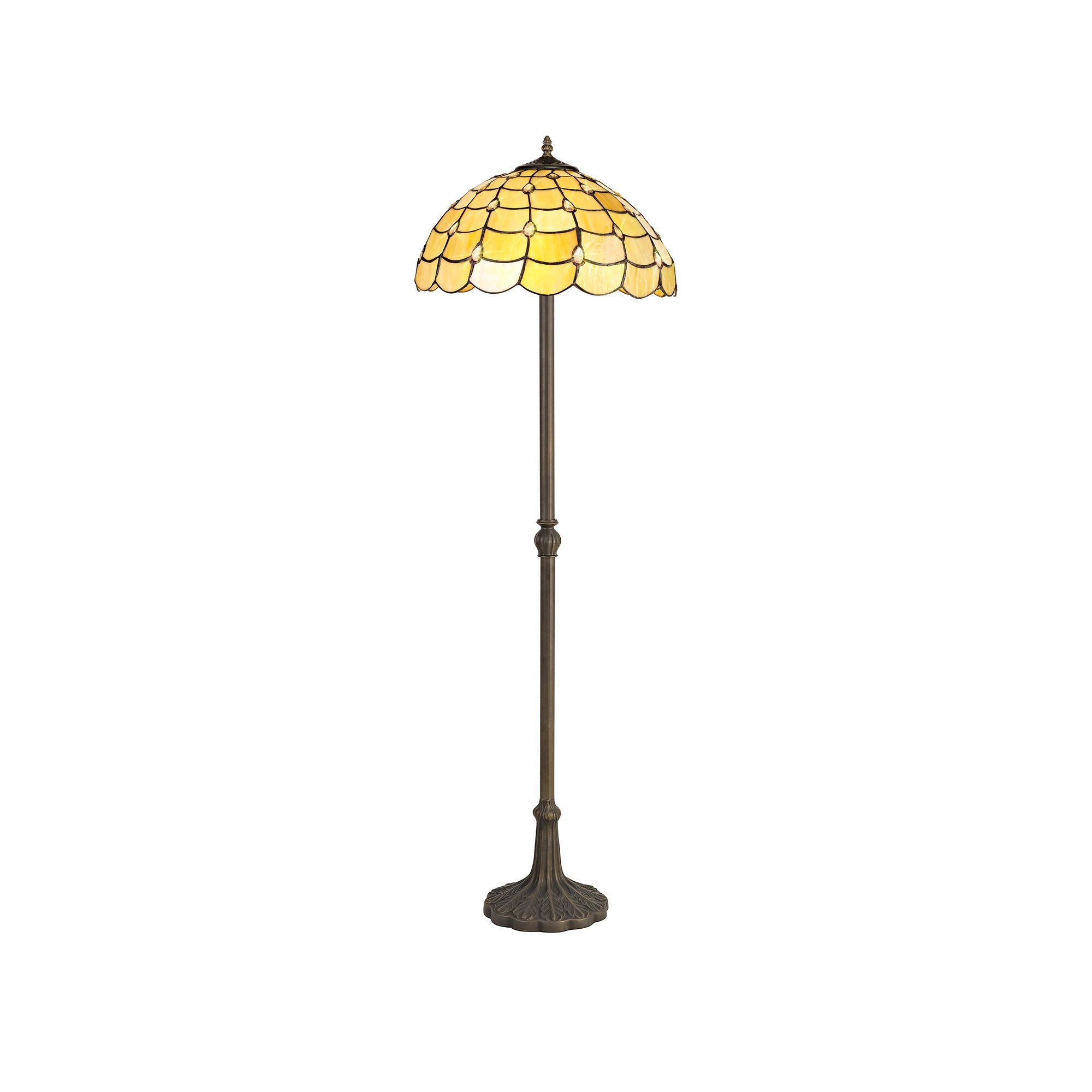 Luminosity Designs - Helena Tiffany Style Floor Lamp - Luminosity Designs Ltd