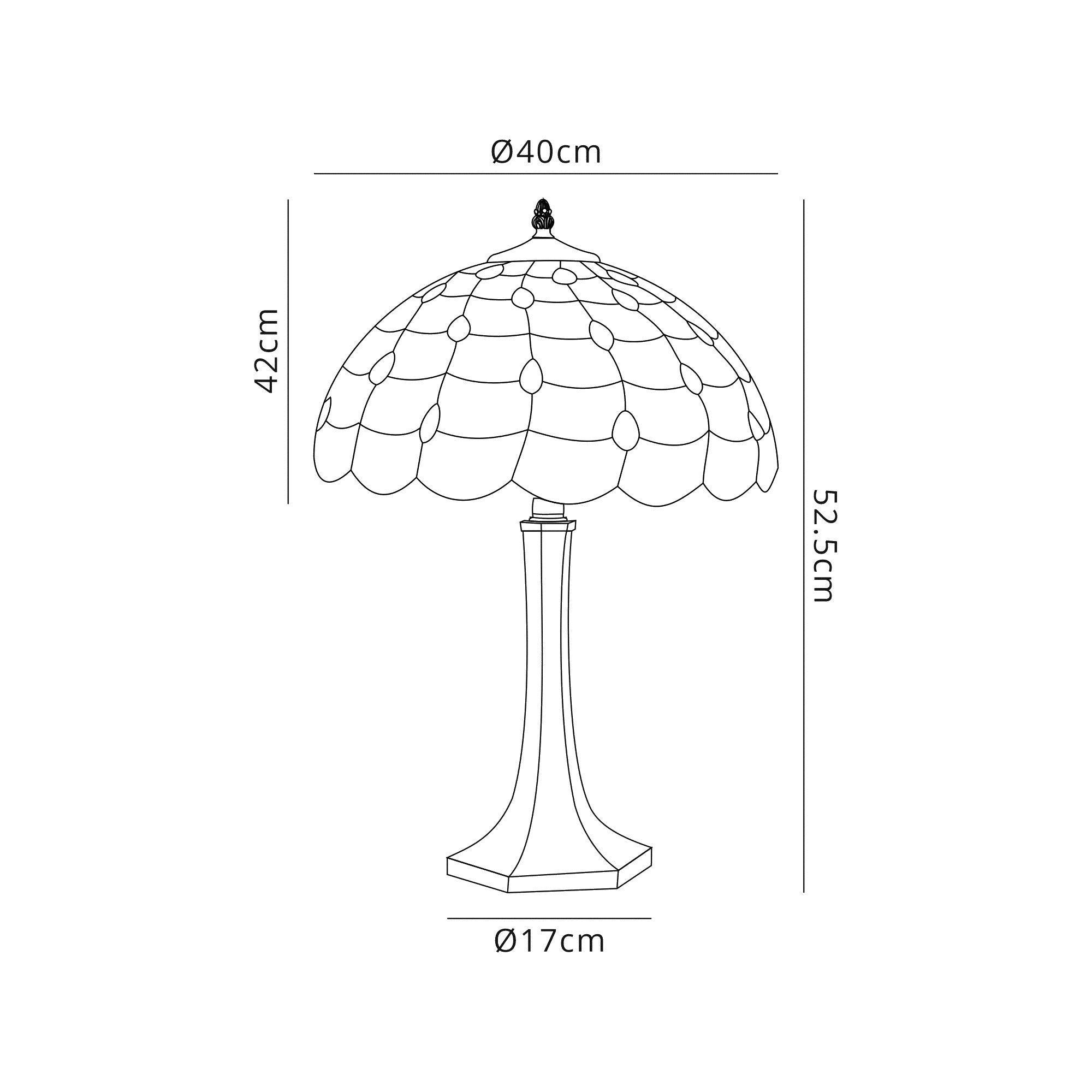 Luminosity Designs - Helena Tiffany Table Lamp - Luminosity Designs Ltd