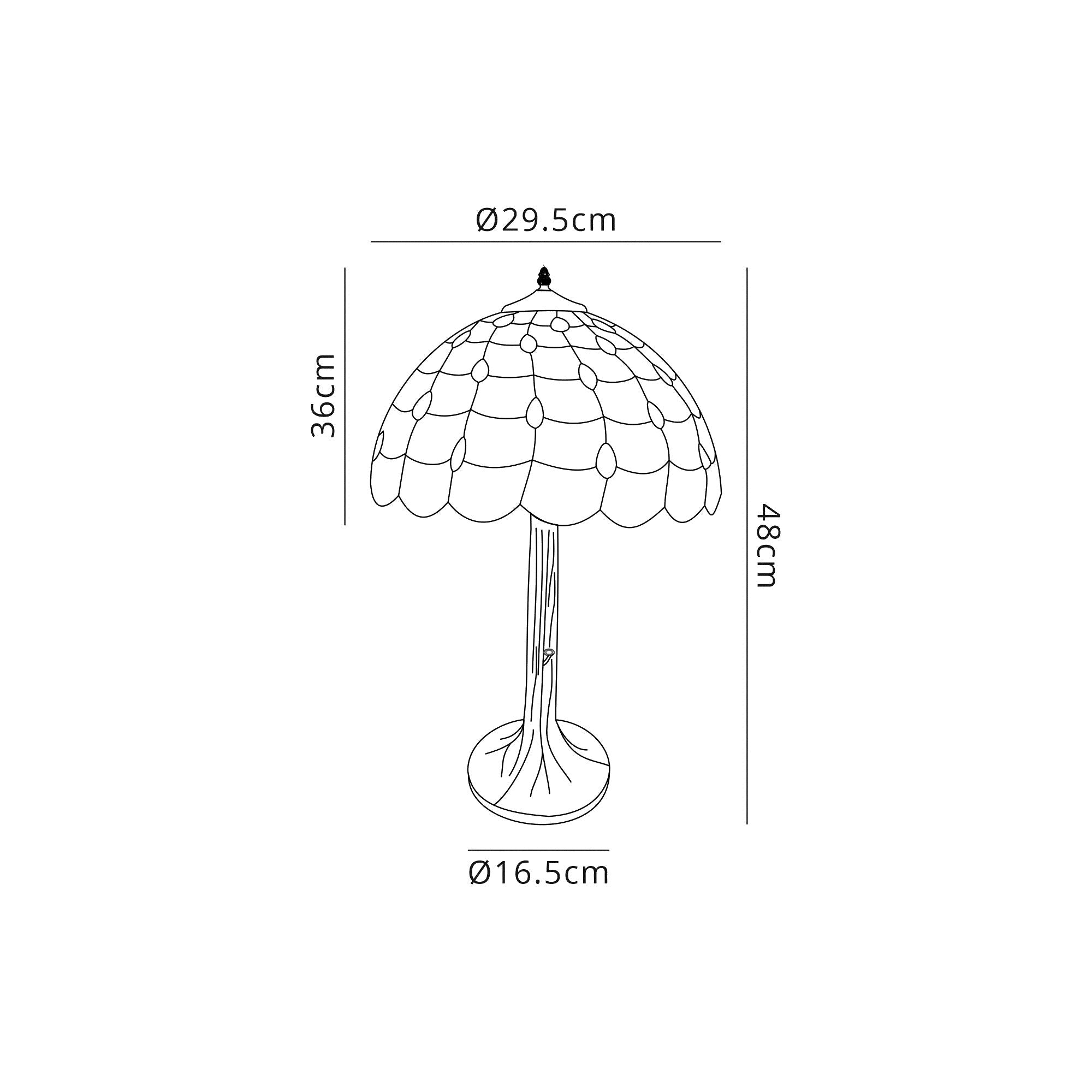Luminosity Designs - Helena Tiffany Table Lamp - Luminosity Designs Ltd