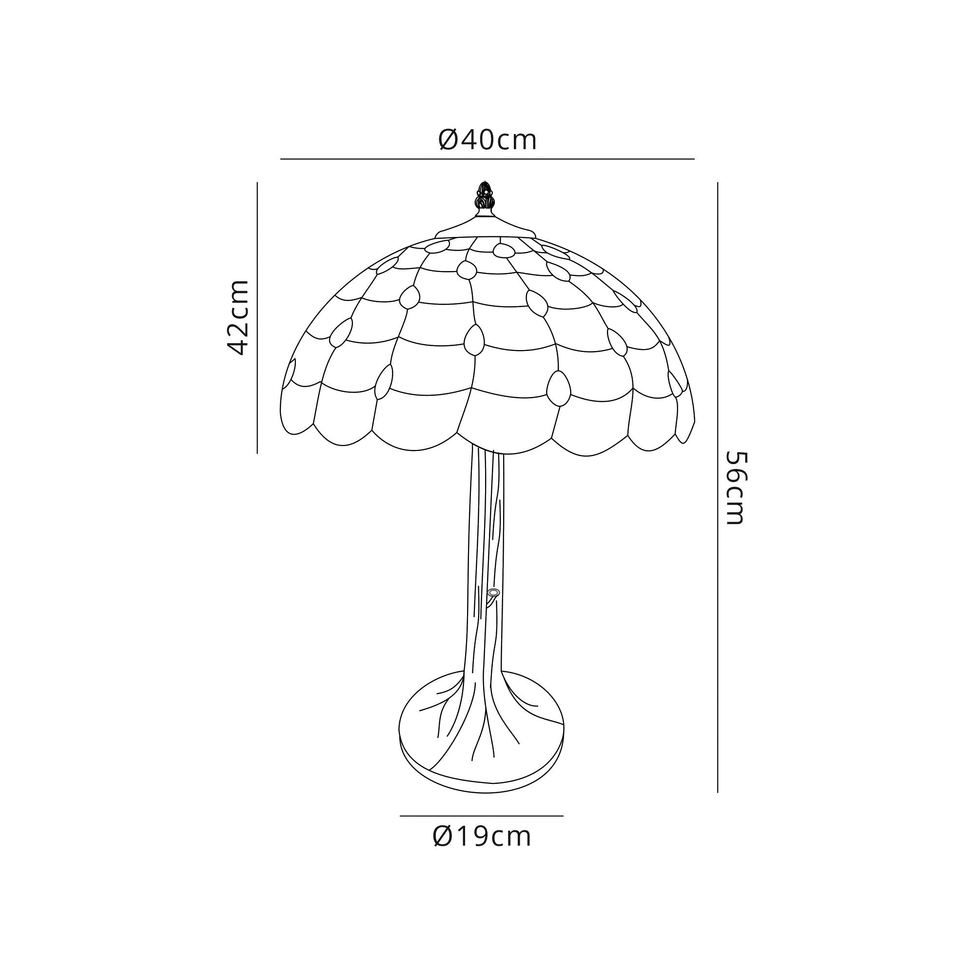 Luminosity Designs - Helena Tiffany Table Lamp - Luminosity Designs Ltd