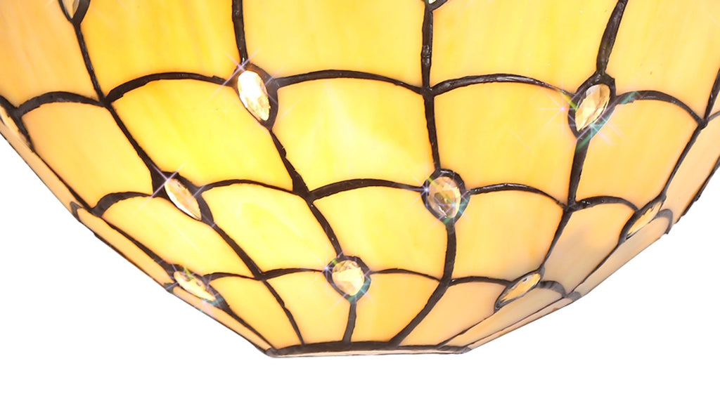 Luminosity Designs - Helena Tiffany Uplight Pendant Light - Luminosity Designs Ltd