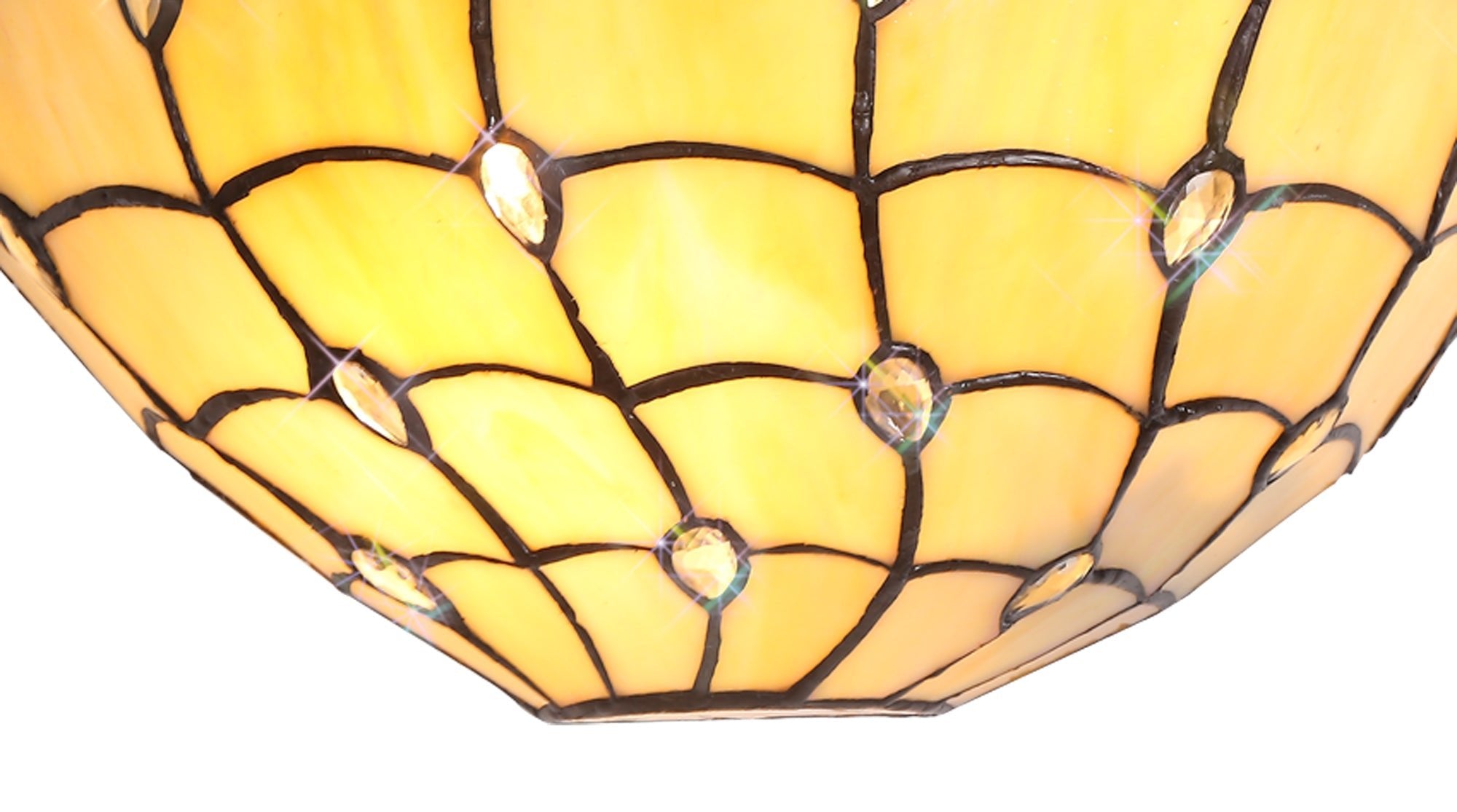 Luminosity Designs - Helena Tiffany Uplight Pendant Light - Luminosity Designs Ltd