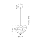 Luminosity Designs - Helena Tiffany Uplight Pendant Light - Luminosity Designs Ltd