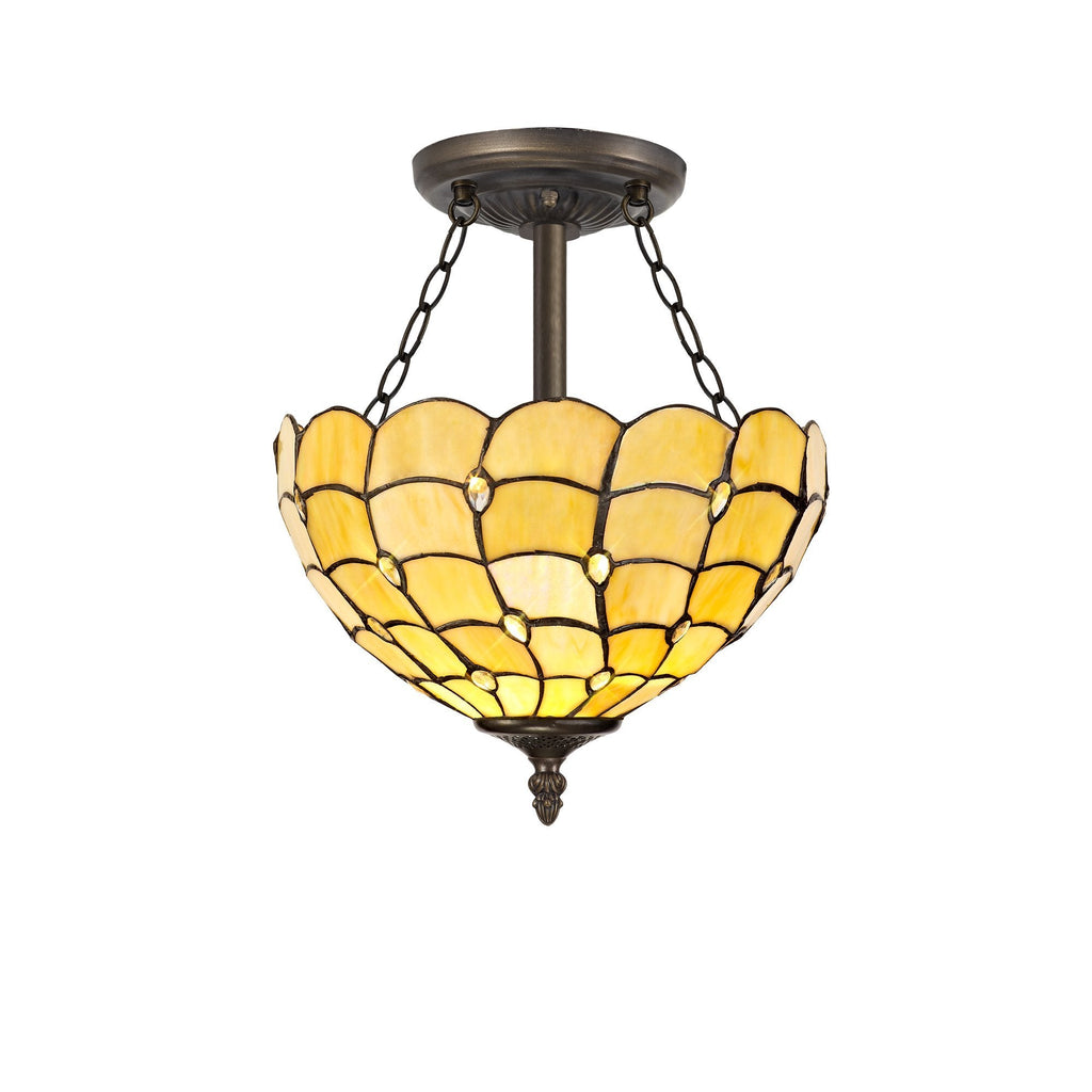 Luminosity Designs - Helena Tiffany Uplighter - Luminosity Designs Ltd