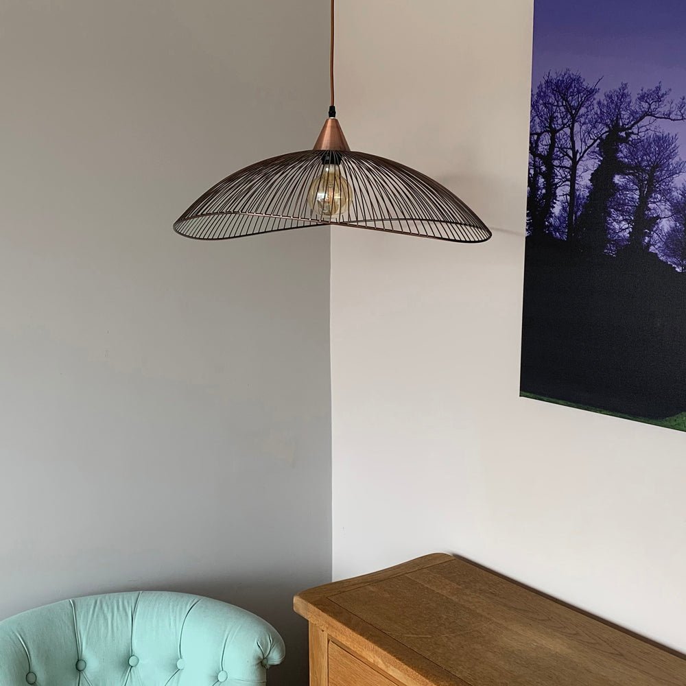 Oaks Lighting - Helios Wire Single Pendant Light - Luminosity Designs Ltd