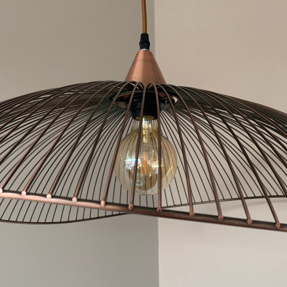 Oaks Lighting - Helios Wire Single Pendant Light - Luminosity Designs Ltd