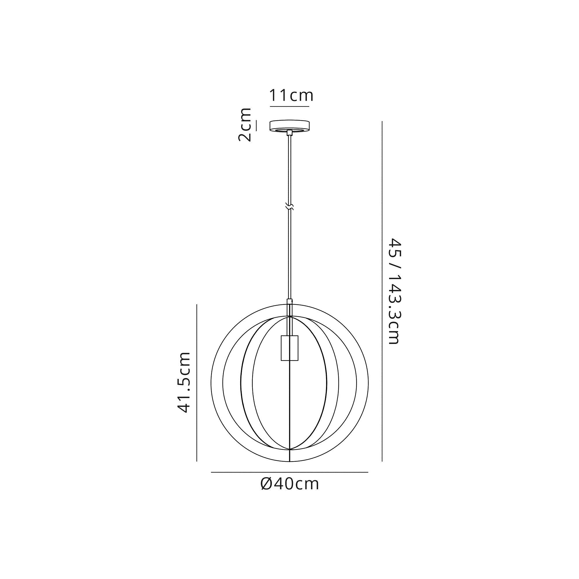 Luminosity Designs - Hermione Pendant Light - Luminosity Designs Ltd