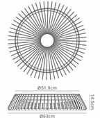 Mantra - Himalaya LED Dimmable Ceiling Light - Remote Control - Luminosity Designs Ltd
