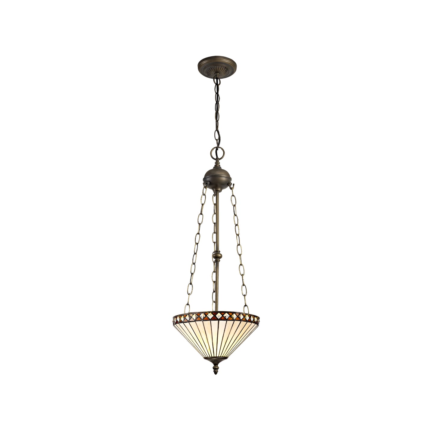 Alfred Tiffany Chandelier Style Uplighter