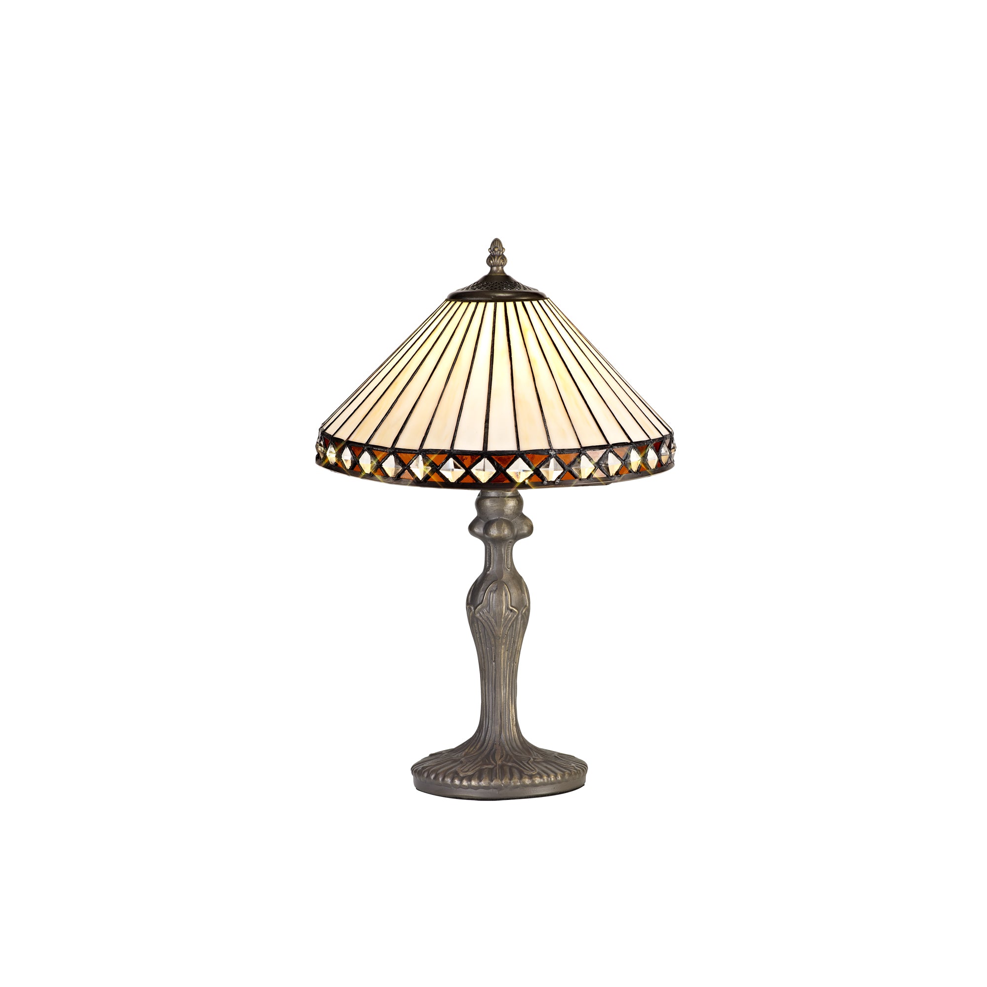 Alfred Tiffany Style Table Lamp