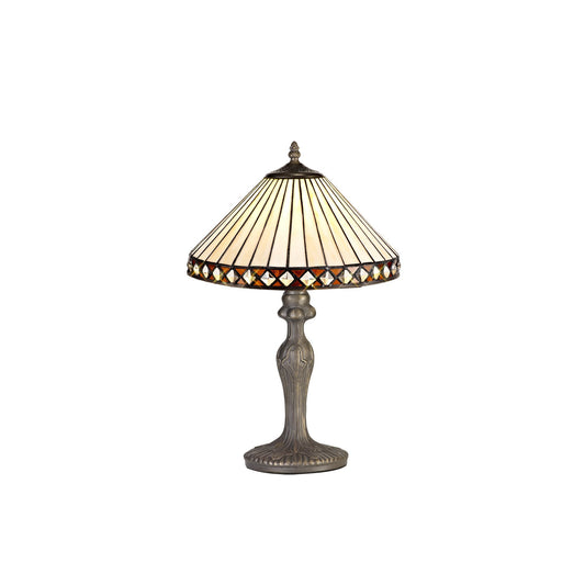 Alfred Tiffany Style Table Lamp
