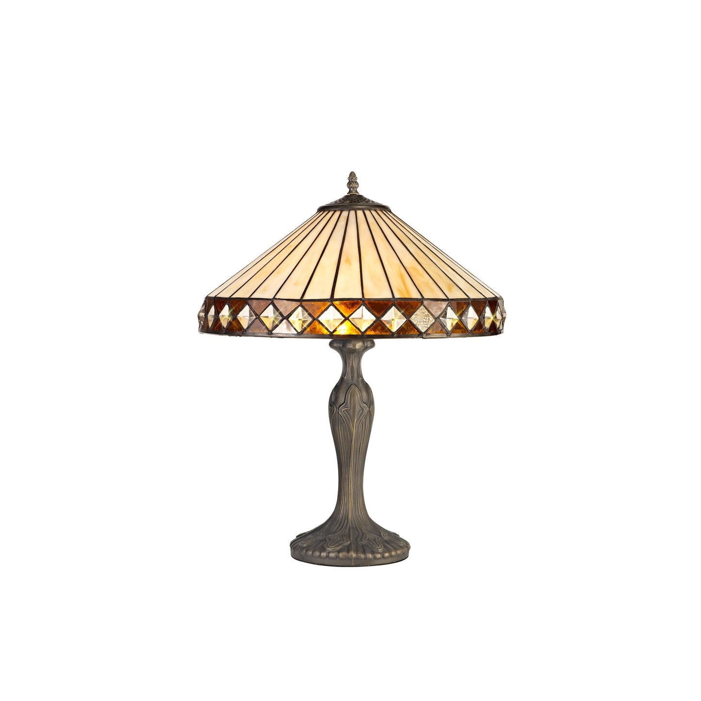 Alfred Tiffany Style Table Lamp