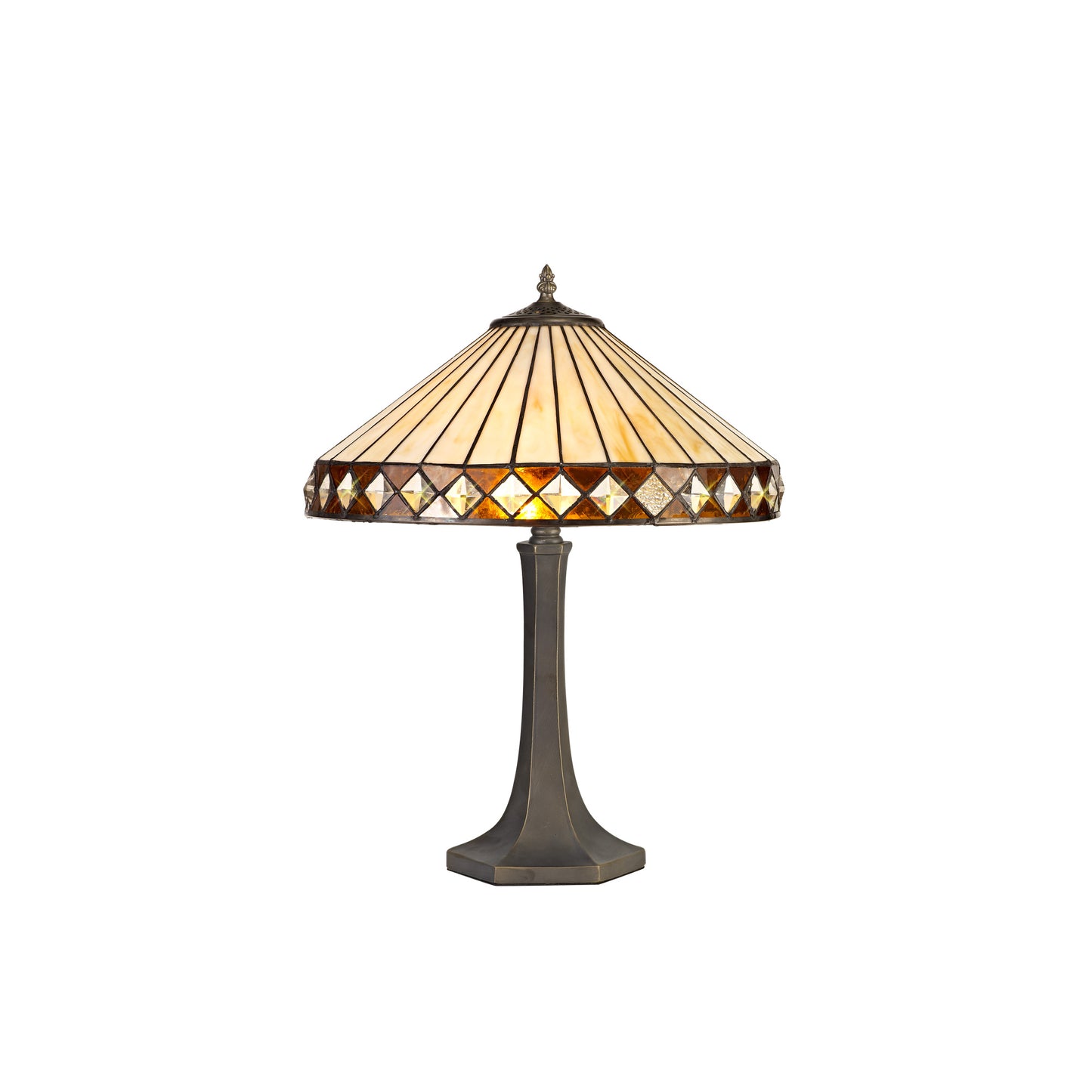 Alfred Tiffany Style Table Lamp