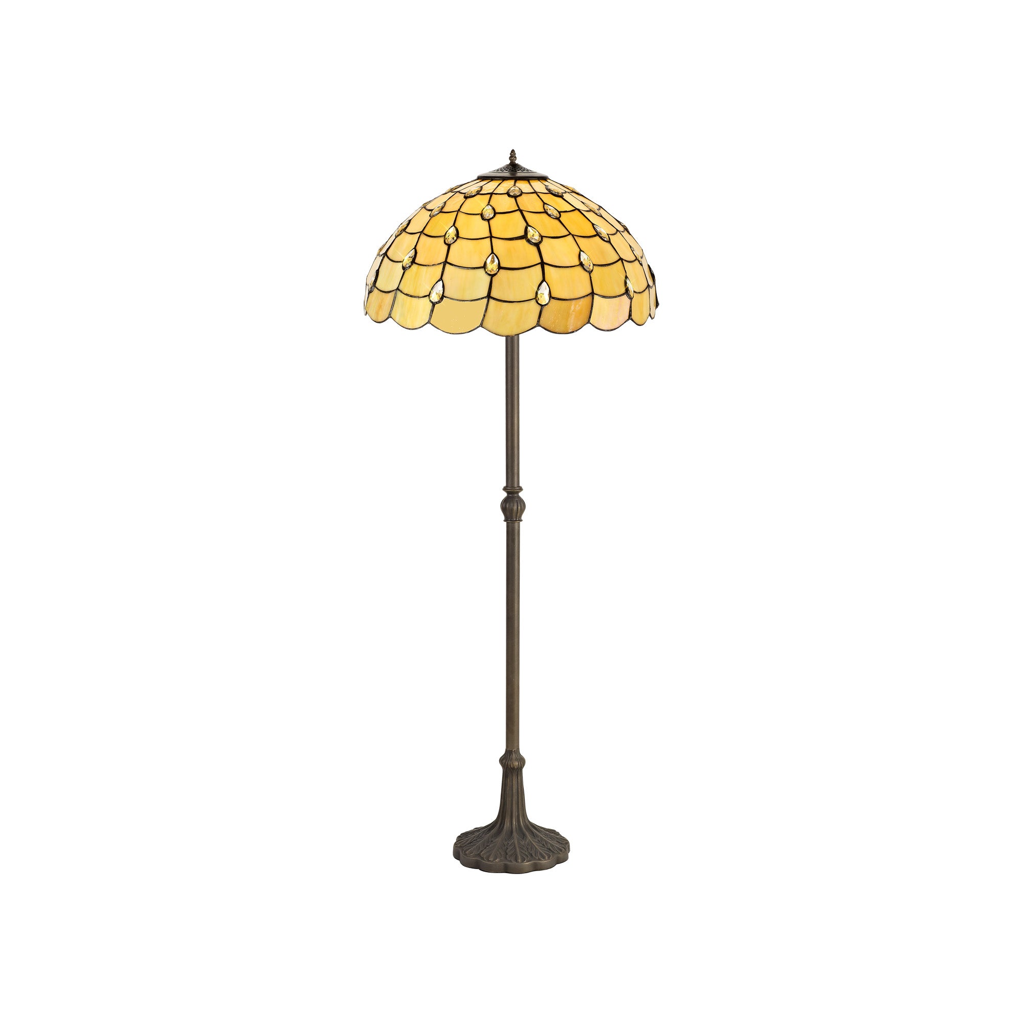 Helena Tiffany Style Floor Lamp