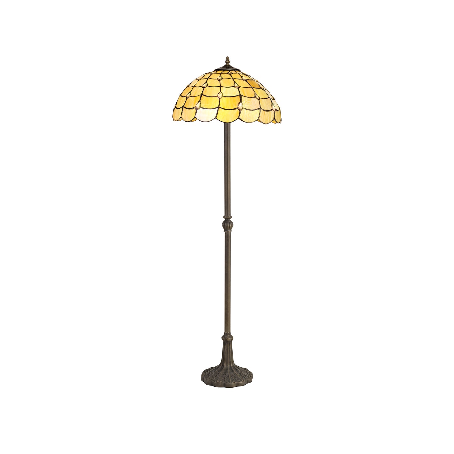 Helena Tiffany Style Floor Lamp