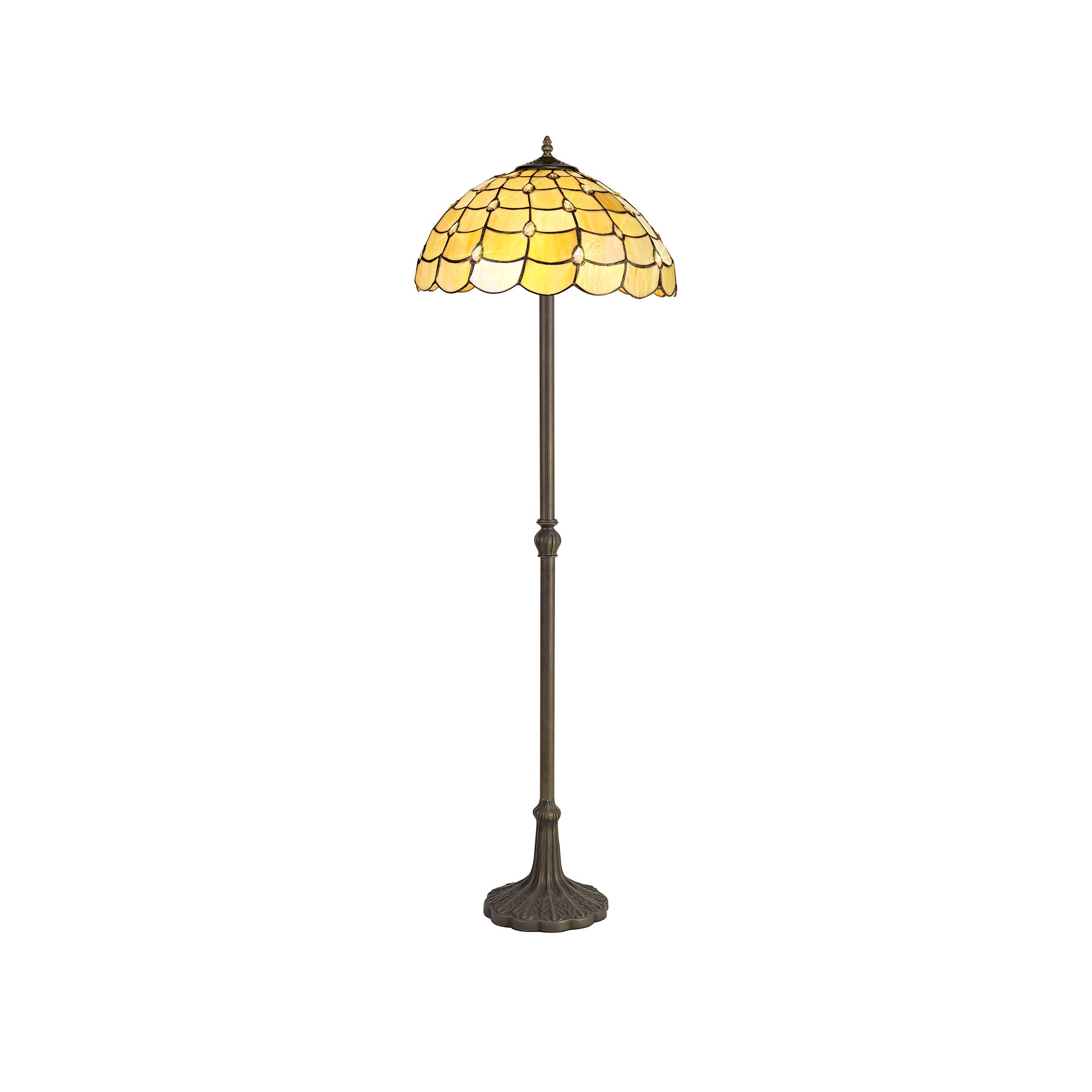 Helena Tiffany Style Floor Lamp