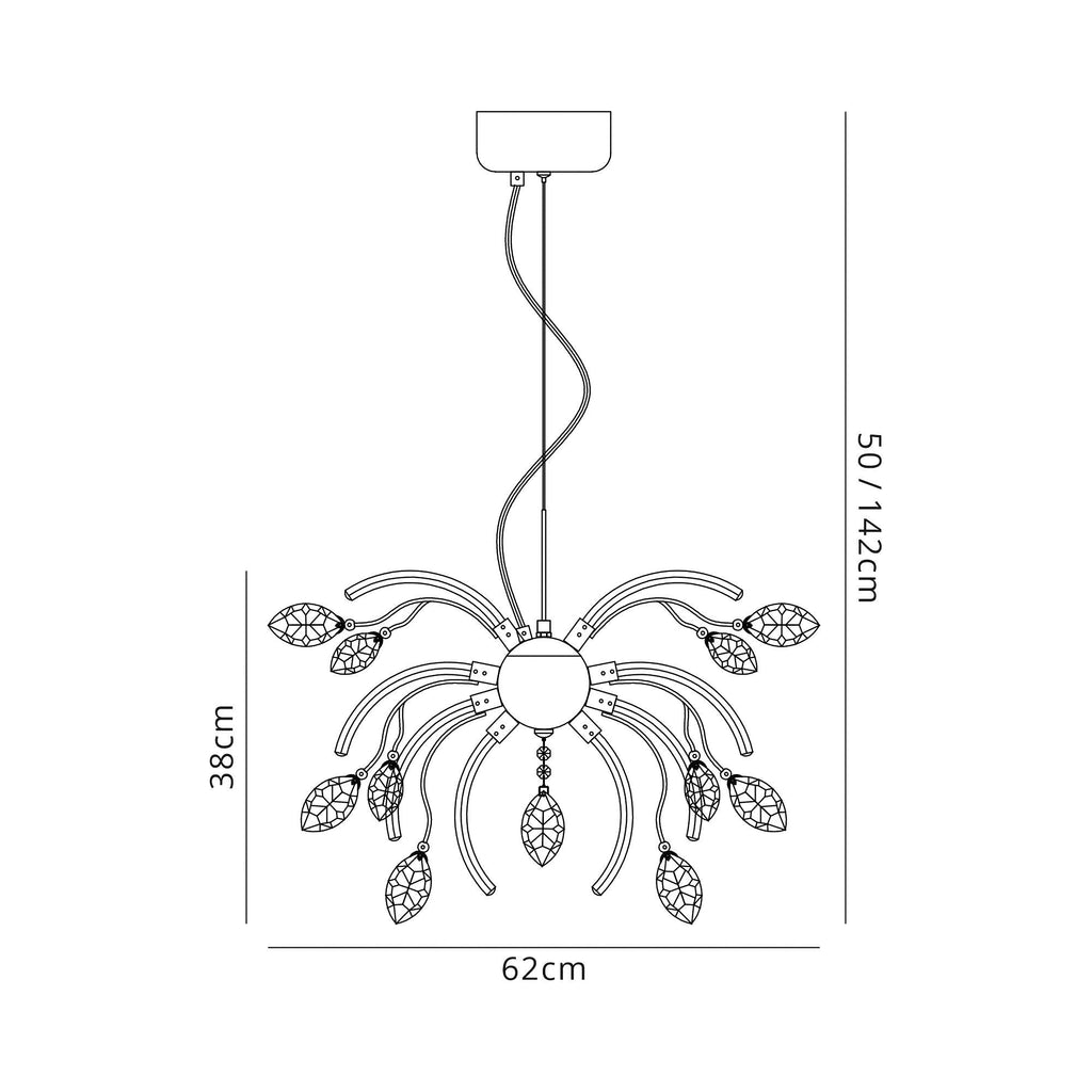 Luminosity Designs - Honeysuckle Pendant Light - Luminosity Designs Ltd
