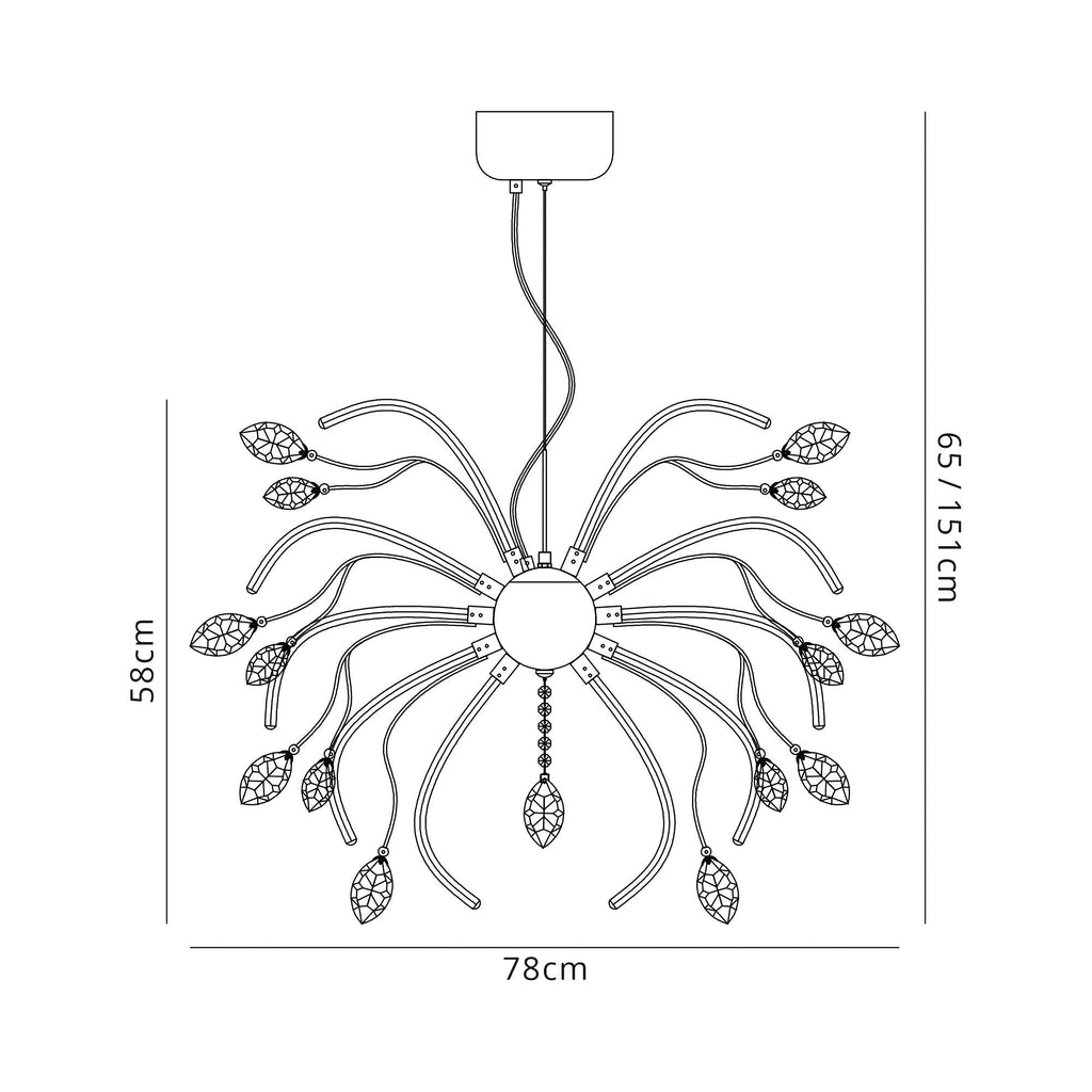 Luminosity Designs - Honeysuckle Pendant Light - Luminosity Designs Ltd