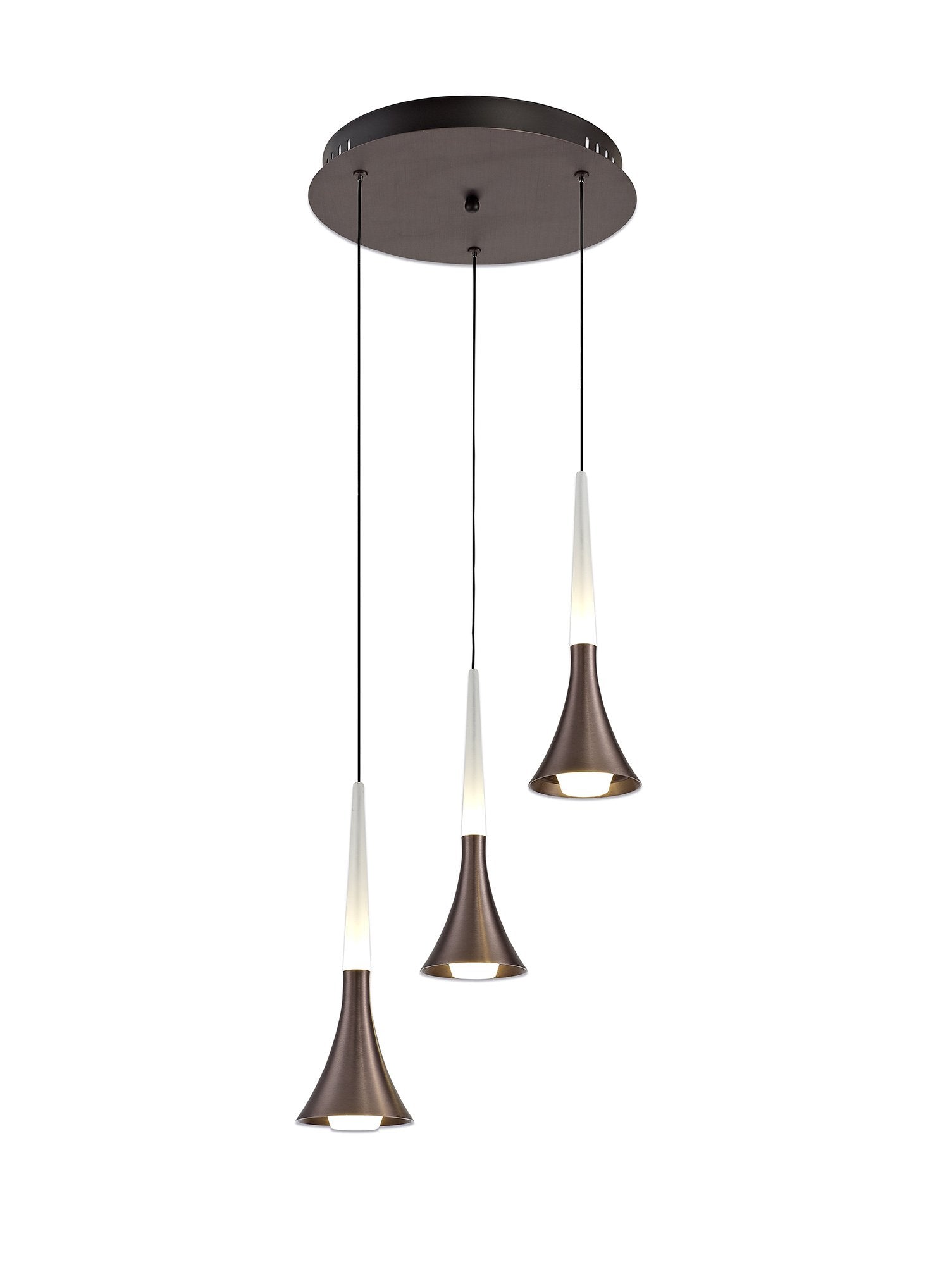 Luminosity Designs - Horn Circular Multi Light Pendant - Luminosity Designs Ltd