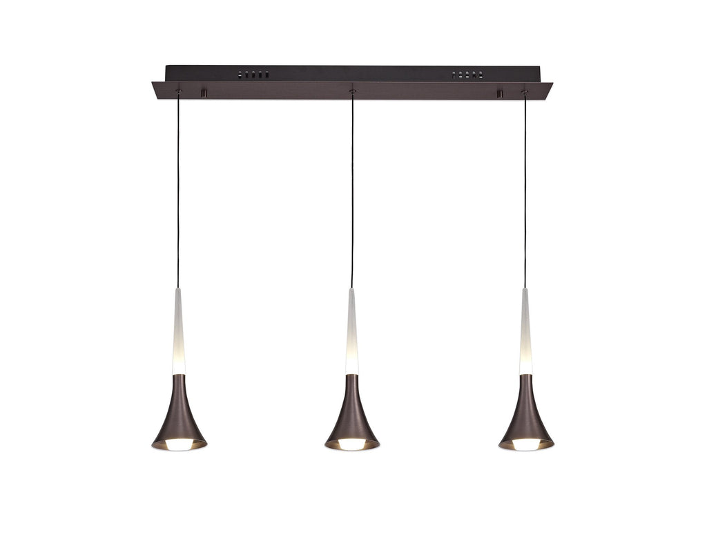 Luminosity Designs - Horn Multi Light Pendant Bar - Luminosity Designs Ltd