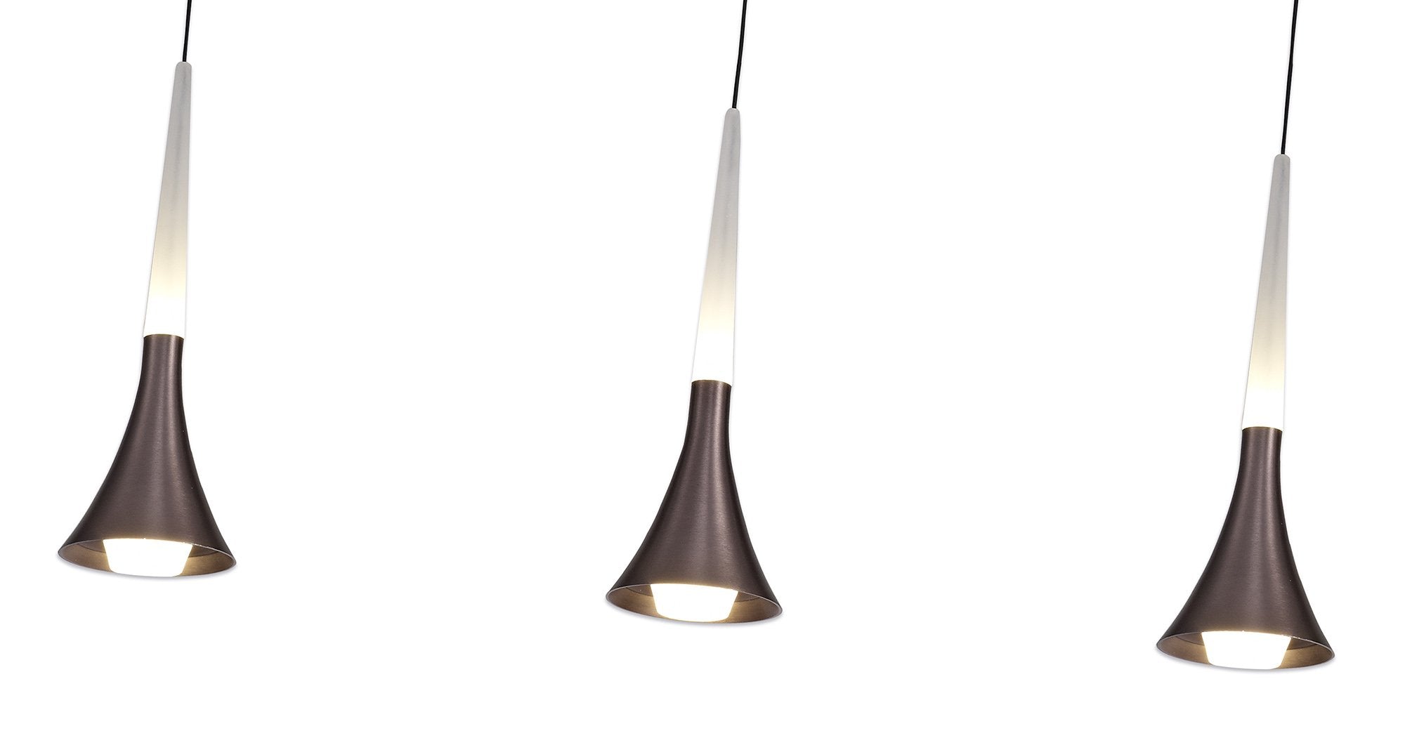 Luminosity Designs - Horn Multi Light Pendant Bar - Luminosity Designs Ltd