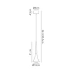 Luminosity Designs - Horn Single Pendant Light - Luminosity Designs Ltd