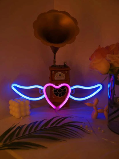 Neon Winged Heart