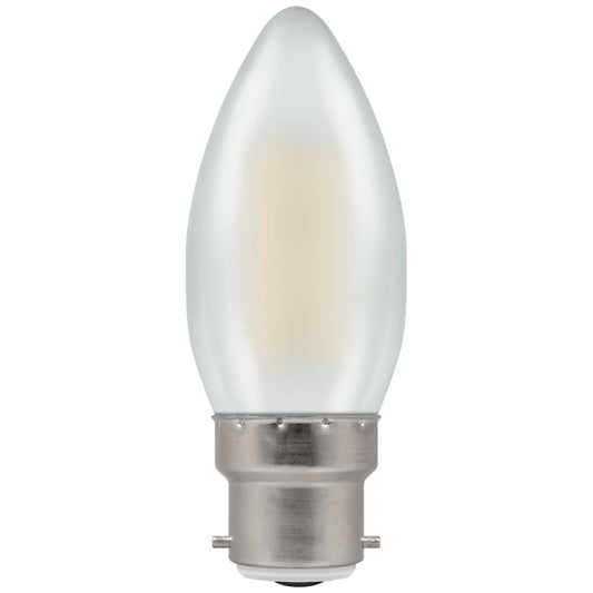 Crompton PEARL 5w, 40w Equivalent Dimmable Filament LED Candle Bulb (470lm)